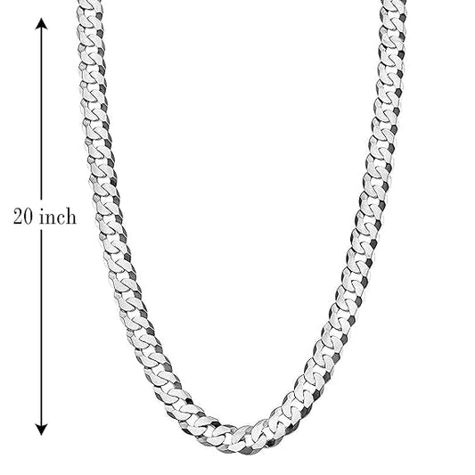 Men's Bold Figaro Chain in Stainless Steel