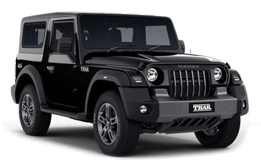 Premium Diecast Thar Model Car – Pull Back Toy black