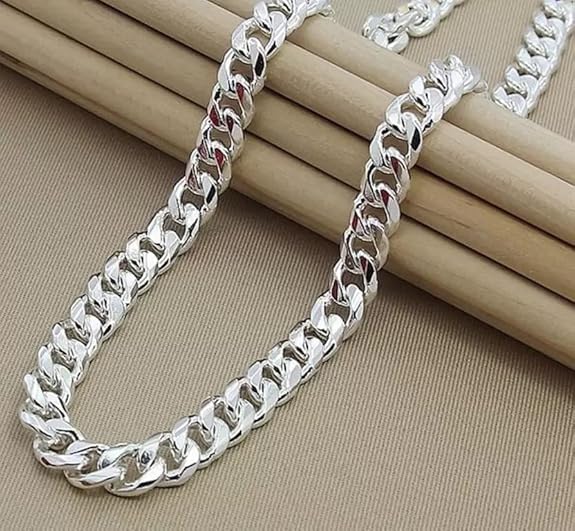 Men's Bold Figaro Chain in Stainless Steel